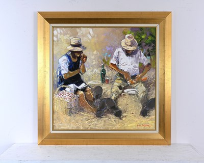 Lot 337 - Andre Deymonaz (French, 1946-2019), Dejeuner...