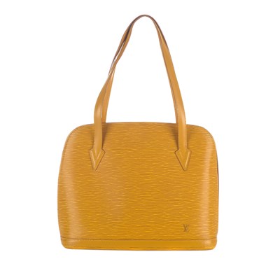 Lot 414 - Louis Vuitton, a yellow Lussac handbag