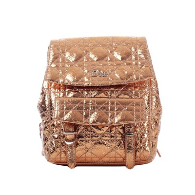 Lot 337 - Christian Dior, a small Cannage Stardust backpack