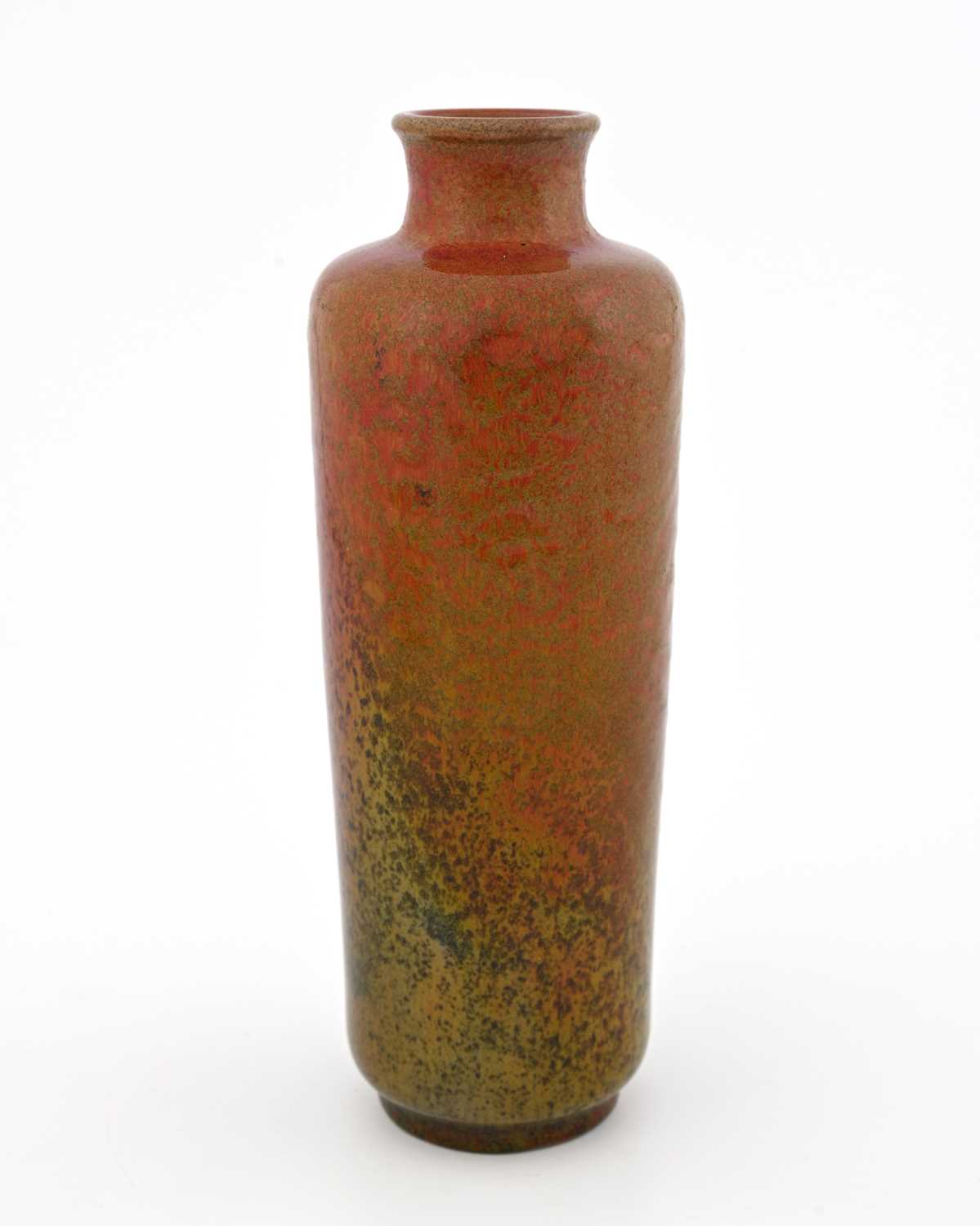 Lot 619 - Ruskin Pottery, a Souffle glazed vase, 1905,...