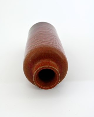 Lot 619 - Ruskin Pottery, a Souffle glazed vase, 1905,...