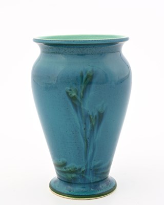 Lot 605 - Ruskin Pottery, a Souffle glazed vase, circa...