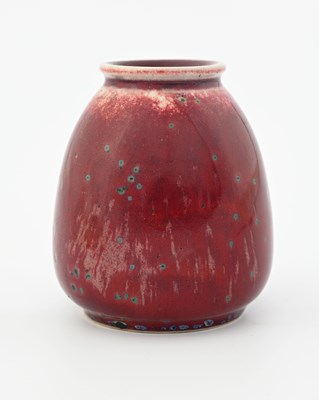 Lot 642 - Ruskin Pottery, a small High Fired vase, 1933,...