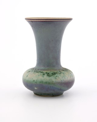 Lot 660 - Ruskin Pottery, a small High Fired vase, 1909,...