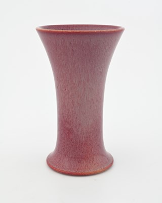 Lot 617 - Ruskin Pottery, a Souffle glazed vase, 1905,...