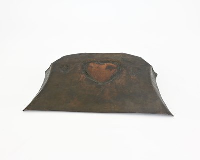 Lot 173 - An Arts and Crafts copper and Ruskin plaque...