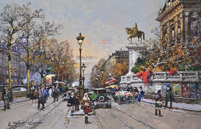 Lot 272 - Eugene Galien-Laloue (French, 1854-1941),...