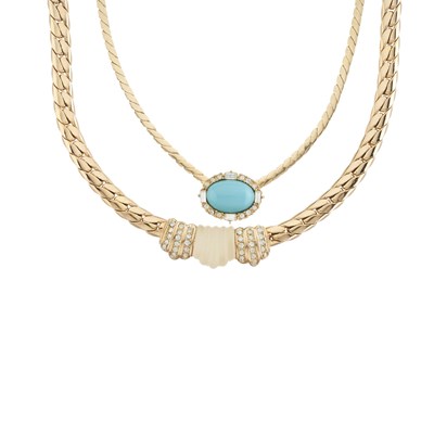 Lot 346 - Christian Dior, two necklaces