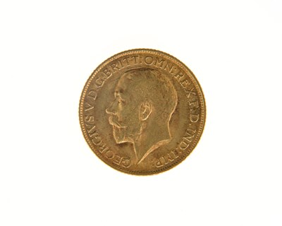 Lot 98 - George V, sovereign, 1914