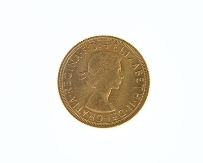 Lot 92 - Elizabeth II, Sovereign, 1964