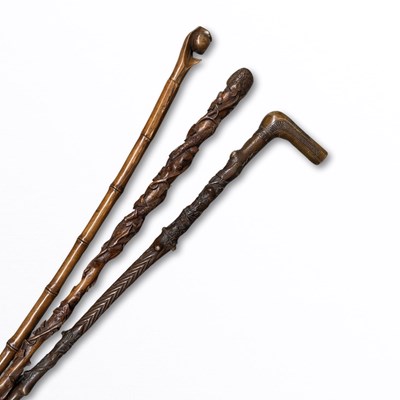 Lot 562 - Miltiteria, Boer War interest: a walking stick...