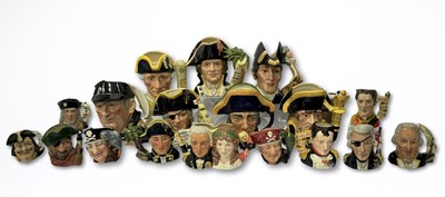 Lot 59 - Doulton Character Jugs: naval interest, large...