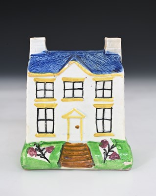 Lot 764 - A Mexborough Pottery money box, Yorkshire 19th...