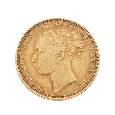 Lot 62 - Victoria, a gold full sovereign coin, dated 1873