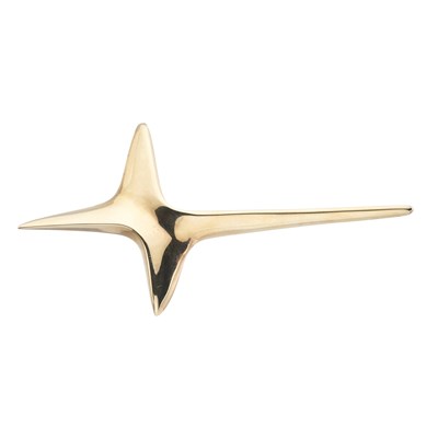 Lot 88 - Ernest A. Blyth for Tarratt, a 1970s 9ct gold modernist brooch