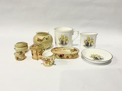 Lot 208 - Royal Worcester: hand painted porcelain...