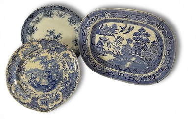 Lot 11 - A collection of 19th century transferware...