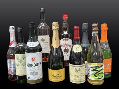 Lot 78 - An assortment of wine, spirits and champagne...