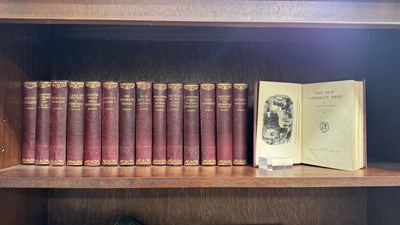 Lot 439 - A set of hardback Dickens novels (15)