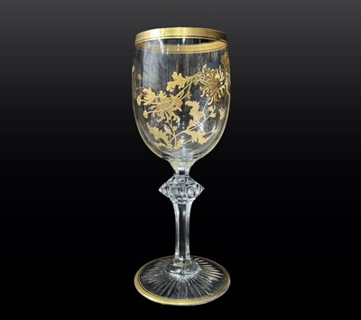 Lot 722 - After Baccarat, a large crystal goblet, the...