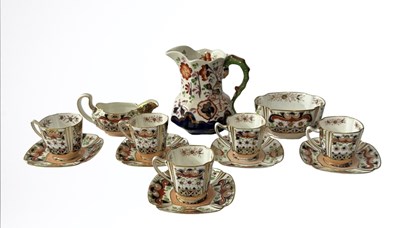 Lot 186 - Ceramics: A Spode tea set in the 'Imari' style,...