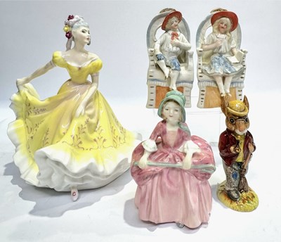 Lot 176 - Figurines: Royal Doulton figurines - Ninette...