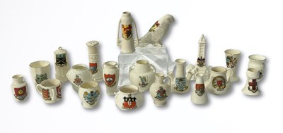 Lot 193A - An assortment of crested china to include...