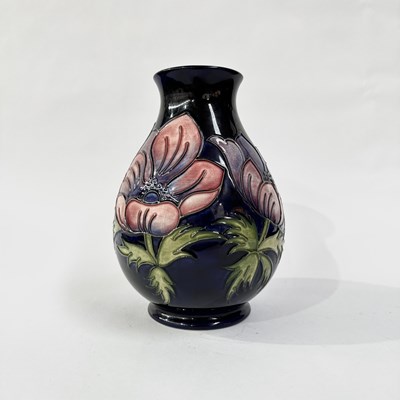 Lot 751 - Moorcroft, Anemone pattern vase, tubelined...