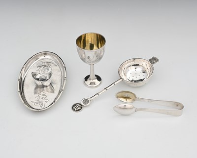 Lot 86 - China. Three items of Chinese export silver...