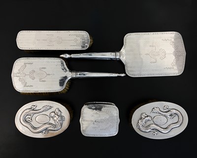 Lot 87 - China. A four-piece Chinese export...