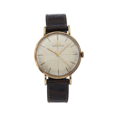 Lot 236 - Jaeger-LeCoultre, a 9ct gold wrist watch