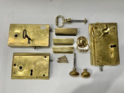 Lot 362 - A collection of Georgian and Victorian locks...