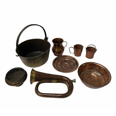 Lot 386 - Copper/Brass: A 'George Potter' Bugel with an...