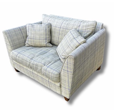 Lot 927 - A Heal's 'Torino' loveseat upholstered in...