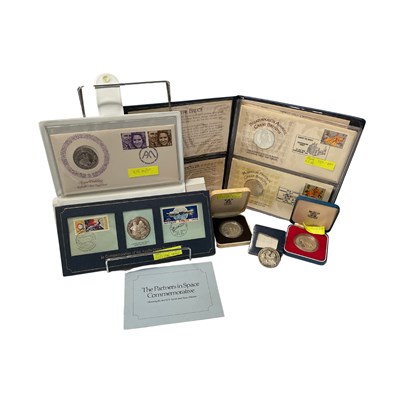 Lot 802A - A collection of silver proof coins including...