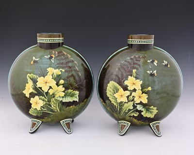 Lot 713 - Florence Lewis for Doulton Lambeth, a pair of...