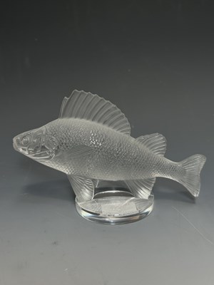 Lot 181 - Lalique, a Perche glass car mascot, model 1158,...