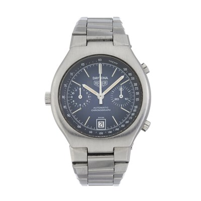 Lot 234 - Heuer, a stainless steel Daytona bracelet watch