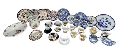 Lot 37 - Ceramics: Gaudy Welsh tea cups and saucers...