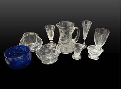 Lot 75 - A collection of Continental and British glass,...