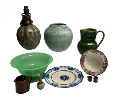 Lot 138 - An assortment of stoneware and ceramics and...