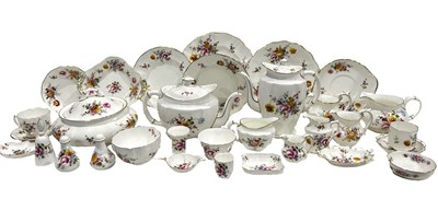 Lot 24 - A large service of Royal Crown Derby 'Posies'...