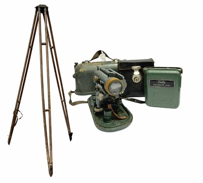 Lot 124 - Surveyor's Equipment: a large and decorative...