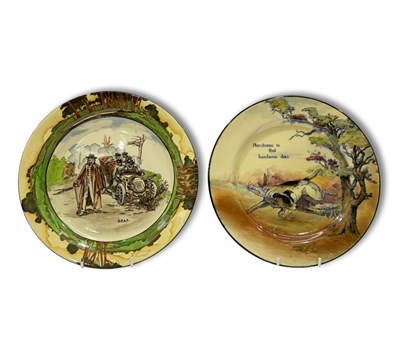 Lot 783 - Royal Doulton: a 'Series Ware' motoring plate...