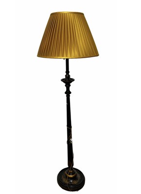 Lot 968 - Lamps: an early 19th-century ebonised...