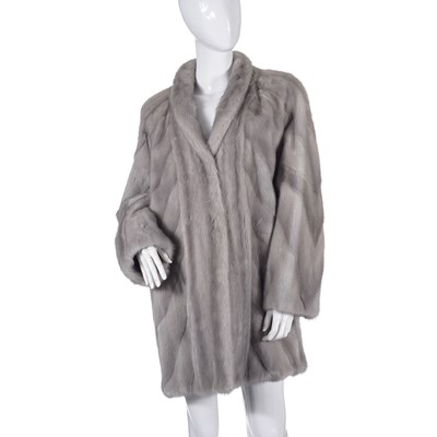 Lot 527 - Sergio Soldano, a sapphire mink coat.