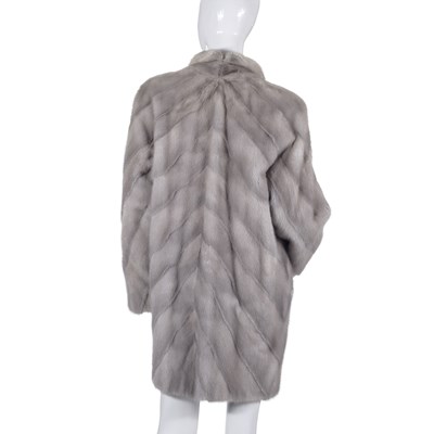 Lot 527 - Sergio Soldano, a sapphire mink coat.