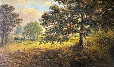 Lot 467 - W. Stone, 'Park between Alcester and Wixford',...