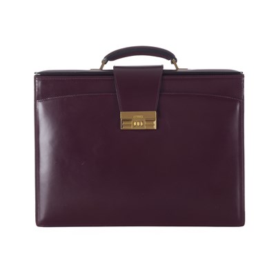 Lot 291 - Bally, a Bordeaux leather briefcase