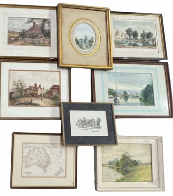 Lot 464 - A collection of country landscapes: George...